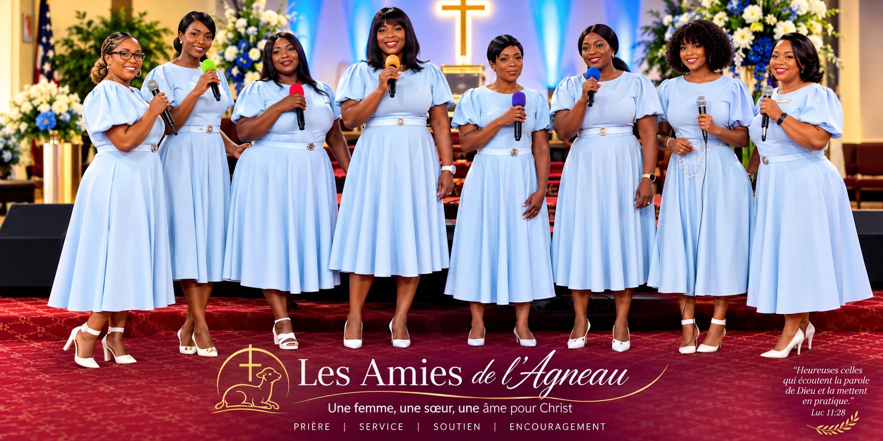 Les Amies de l'Agneau women's ministry of Cornerstone Full Gospel Assembly of Delray.